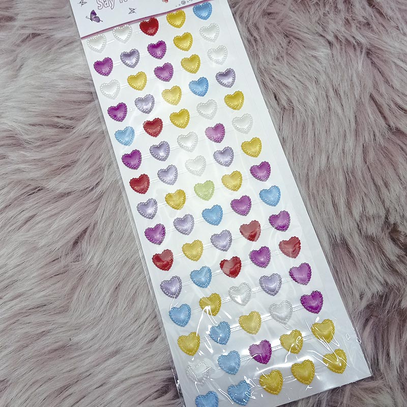 Sticker gemas de corazones